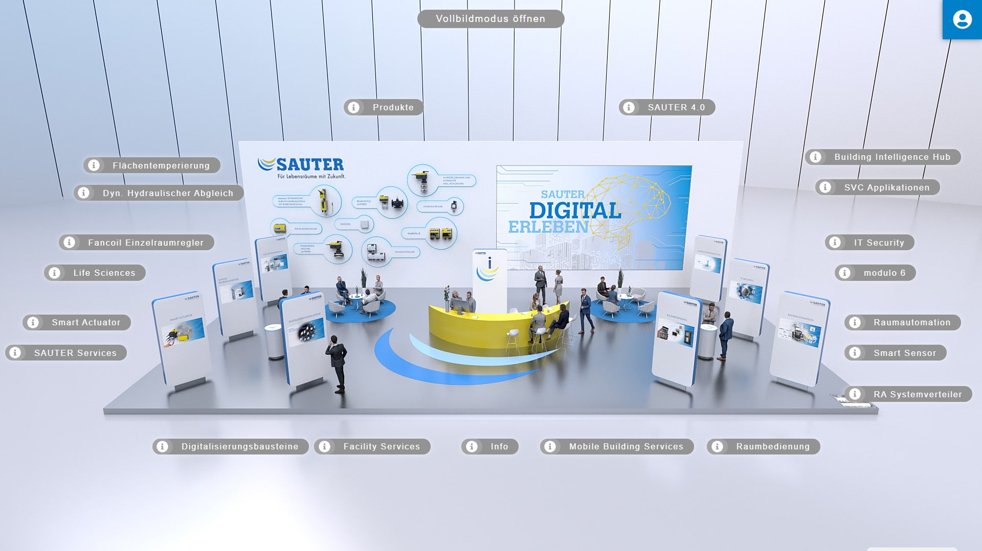 SAUTER – Virtueller Messestand