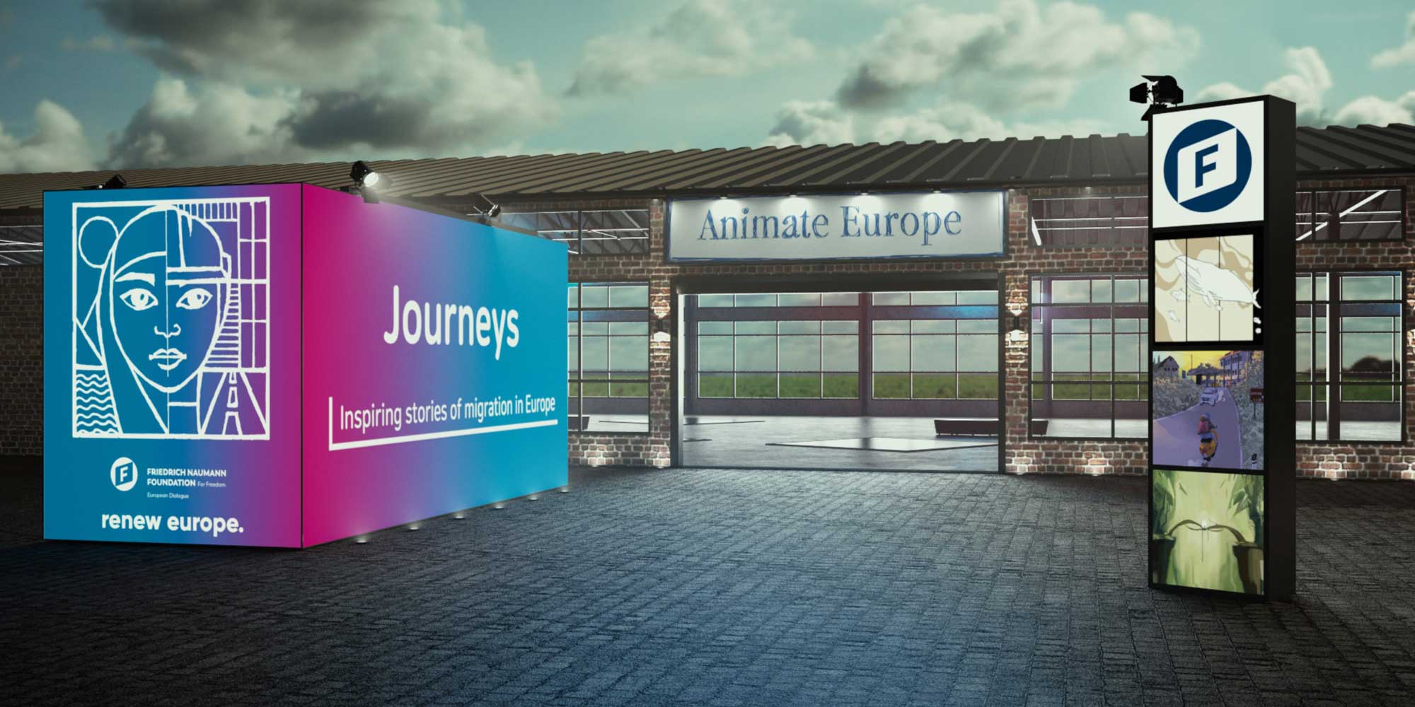 Virtuelle Comic Ausstellung – Animate Europe + Sonderausstellung Journeys