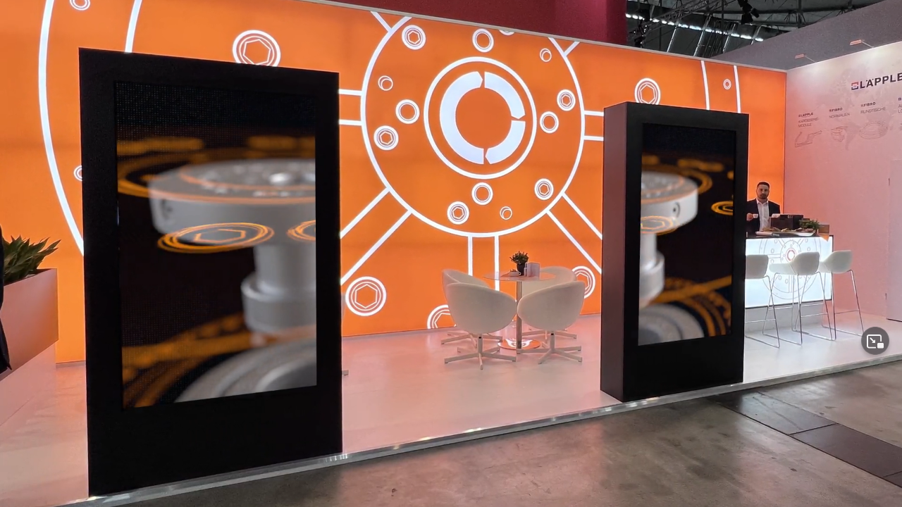 Die Messe-Media-Stele