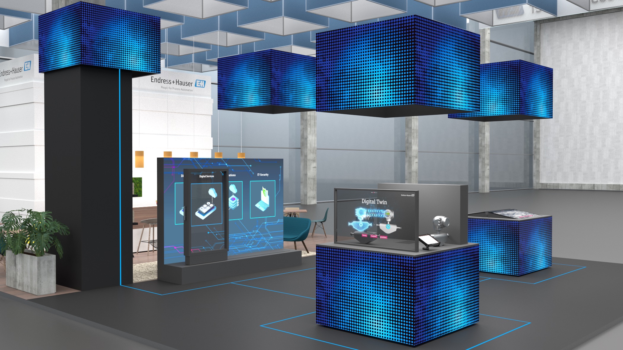 Ansicht auf den Messestand von KACO auf der Intersolar 2011