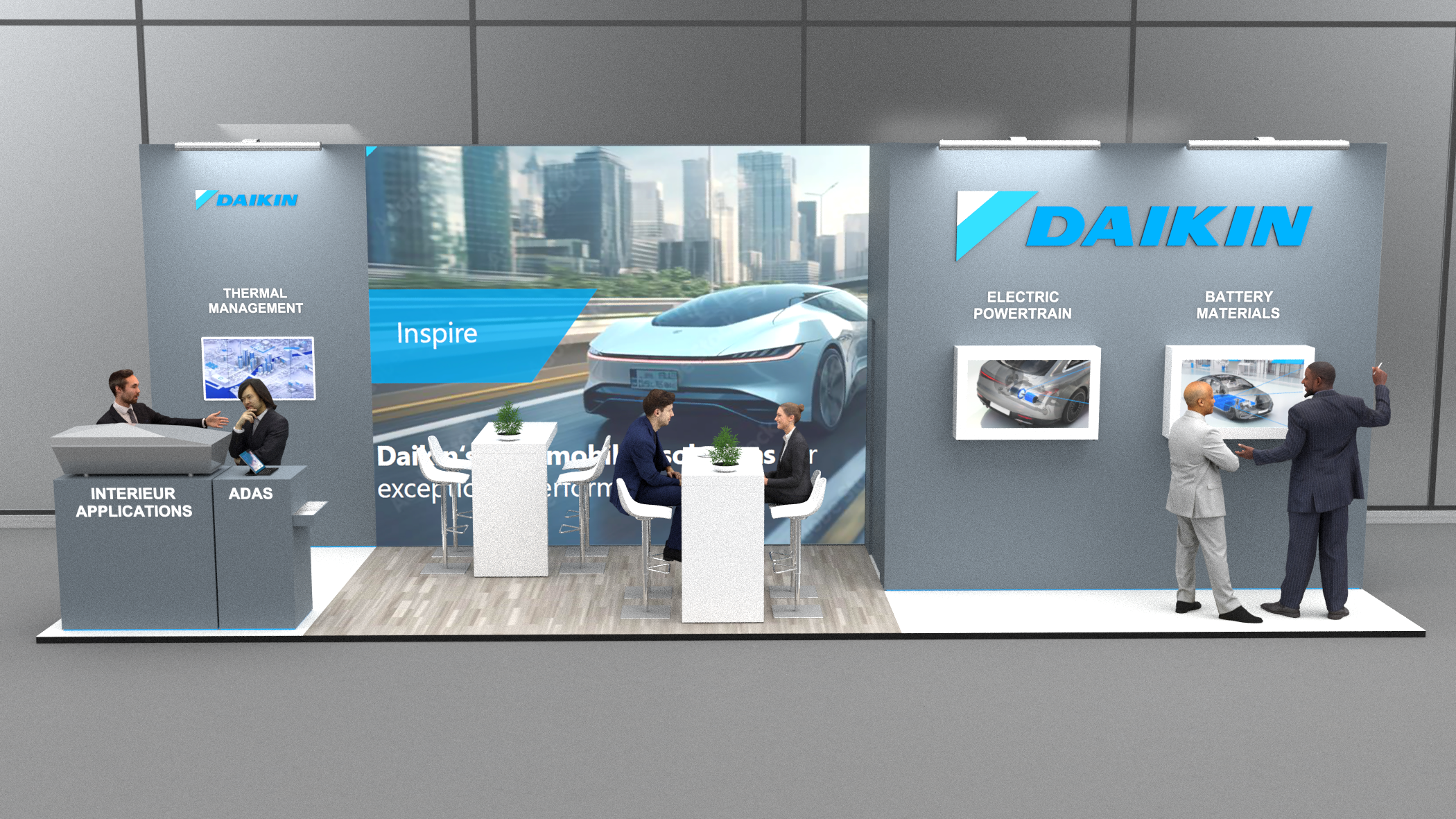 Daikin IZB 2024 messestand rendering commacross-Daikin IZB 2024 messestand rendering