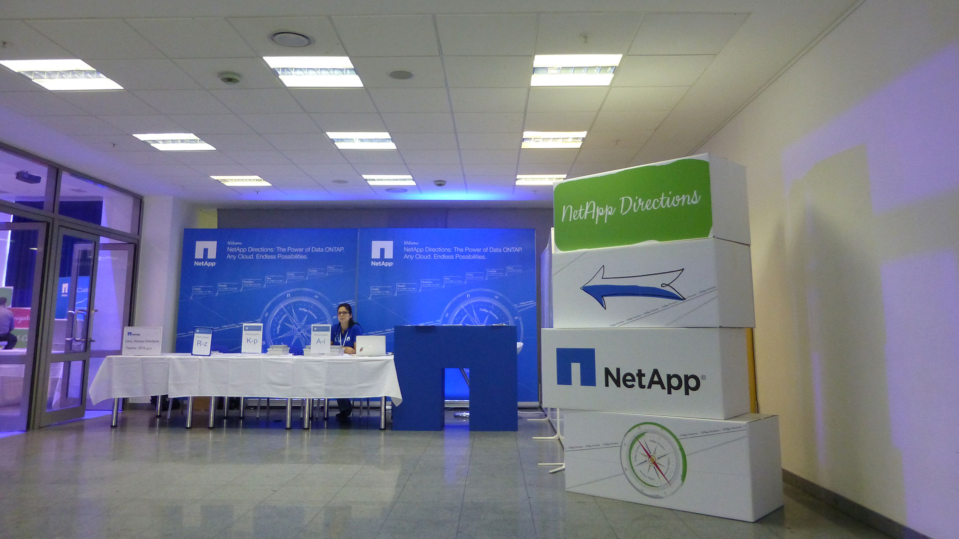 Registrierung beim Netapp Event