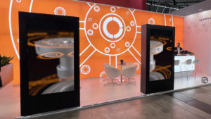Die Messe-Media-Stele