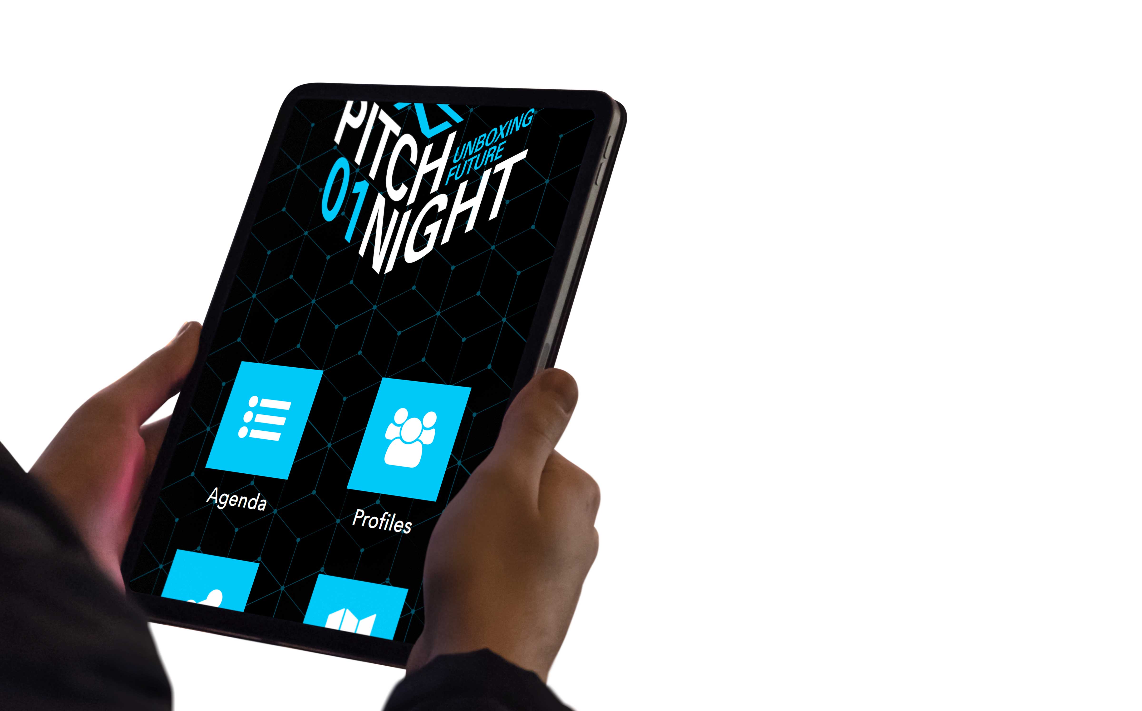 ZF Event-App auf Tablet für Pitch Night 2018 in Friedrichshafen