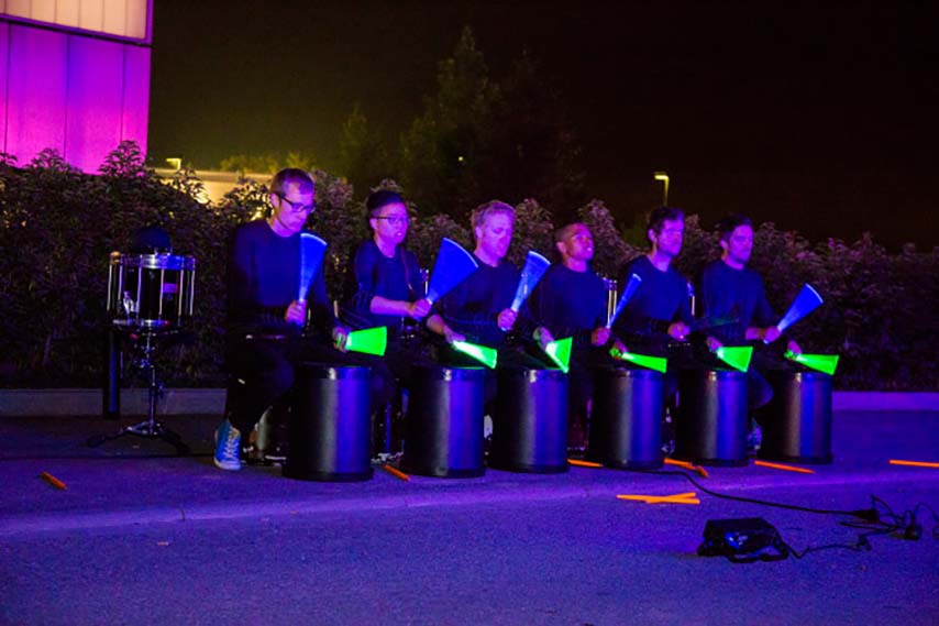 Musikshow beim Jubiläumsevent von Auma