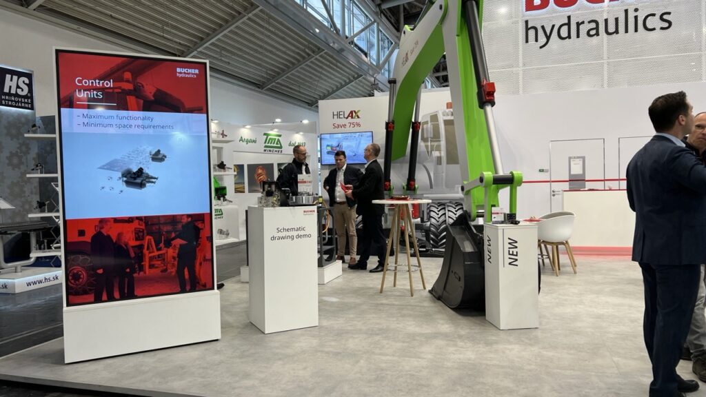 bucher hydraulics bauma 2025 messestele commacross-bucher hydraulics bauma 2025 messestele