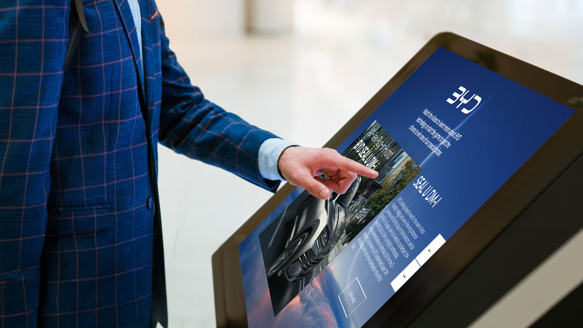 Touch-Monitor mit Find&Match Game für BYD