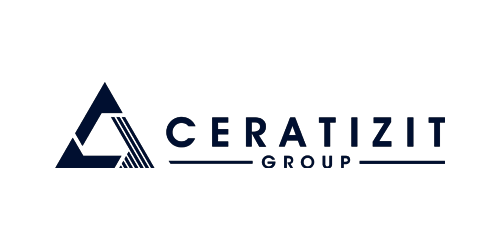 Blaues Logo von CERATIZIT, Hartmetall- und Schneidwerkzeuge
