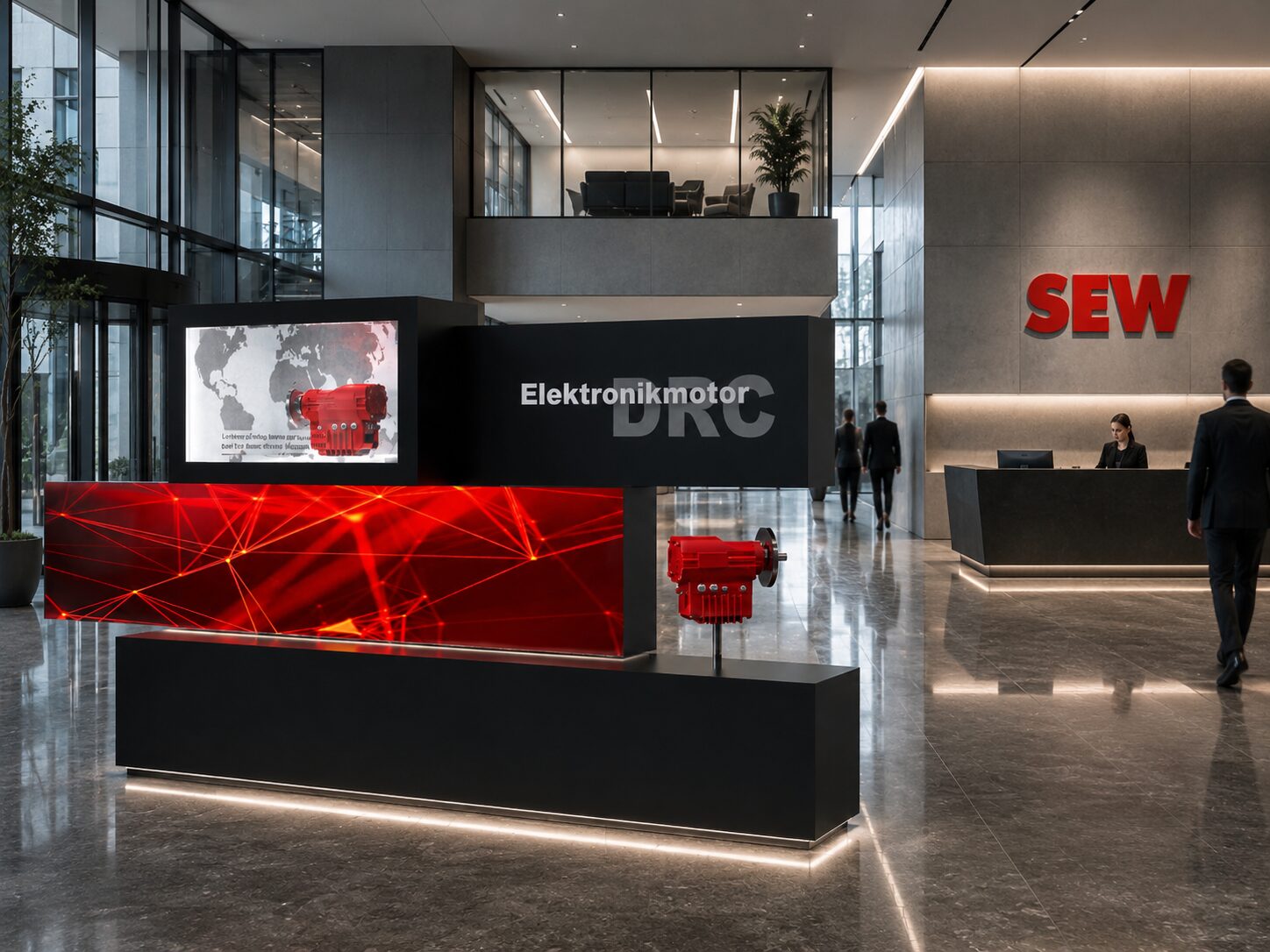 Möbel-Design für Forever Showroom 2022 in München inklusive Highlight-Vitrinen