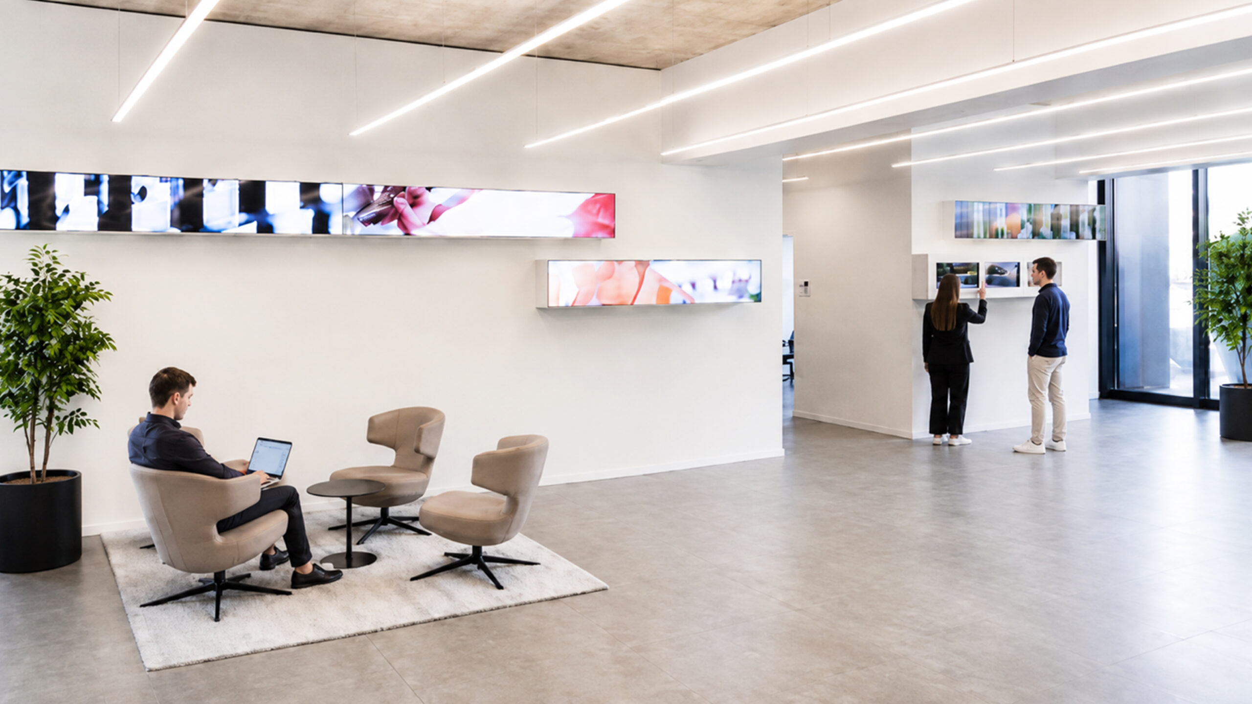 WAB Showroom mit ausgestellten Produkten in Muttenz, Basel