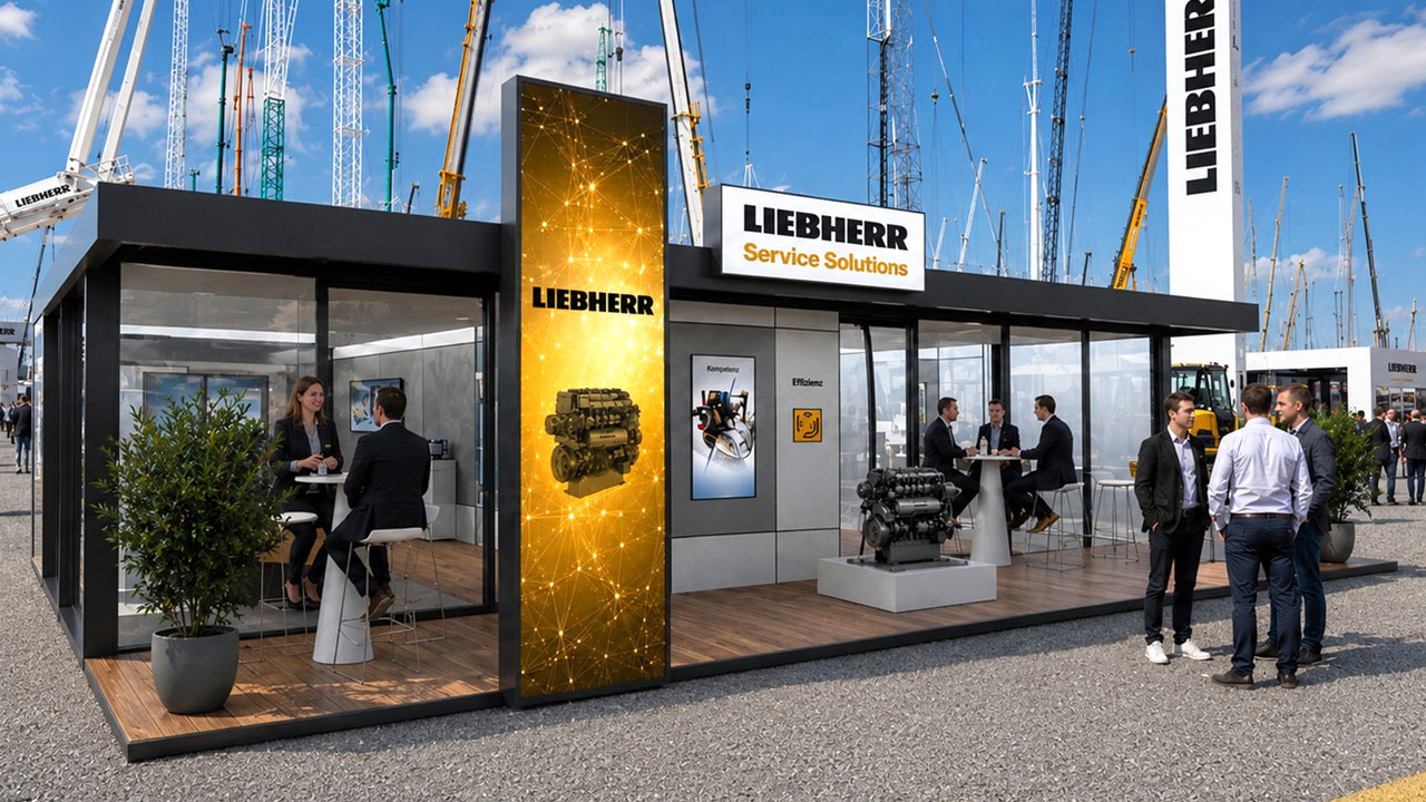 commacross 2026 innovative messekonzepte 4 1 Messestand-Konzept für Elsner Elektronik mit Led-Technik