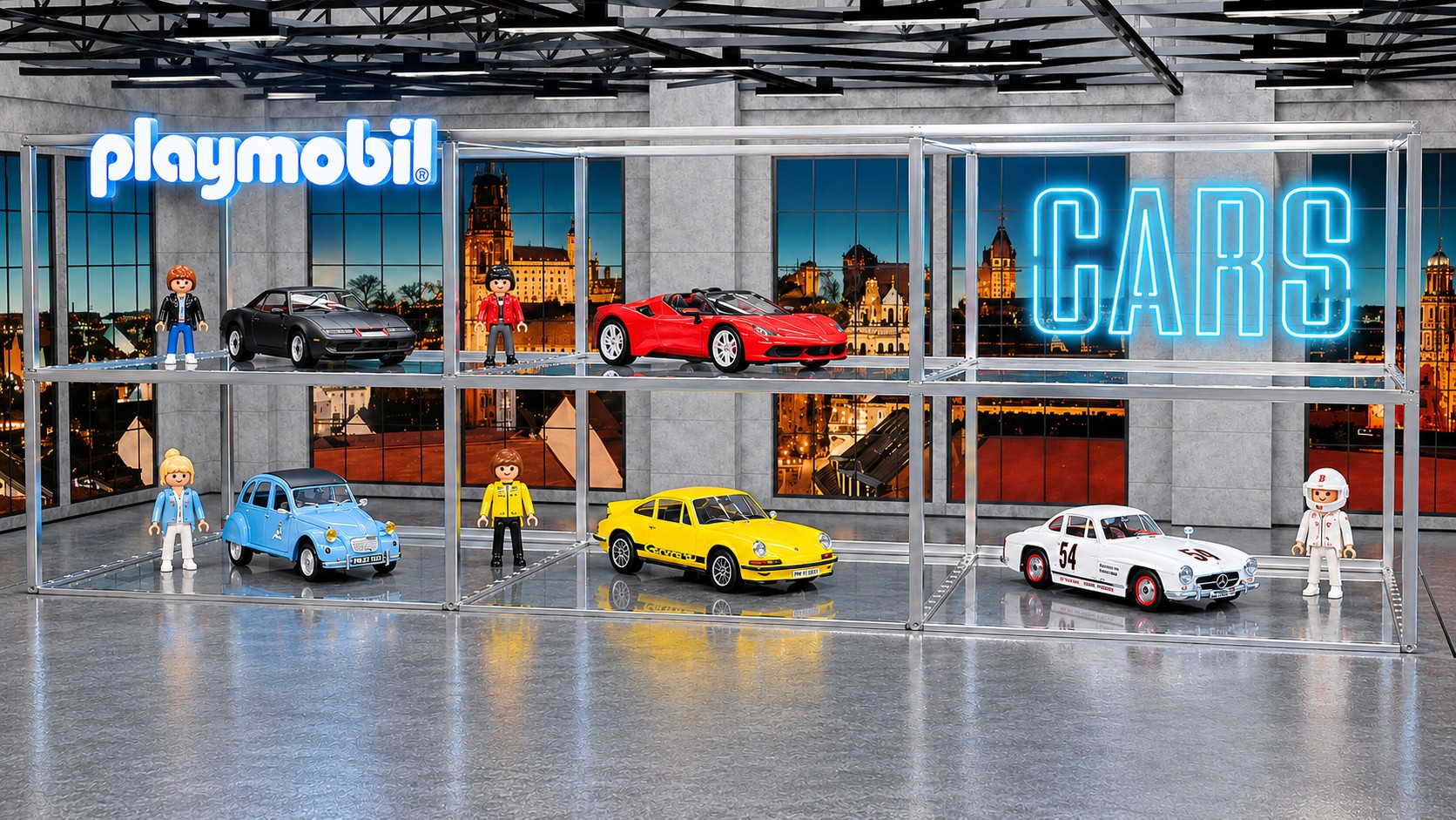 Startseite des virtuellen Showrooms von Playmobil 2022