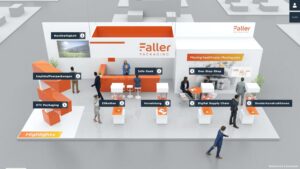 Virtueller Messestand für Faller Packaging