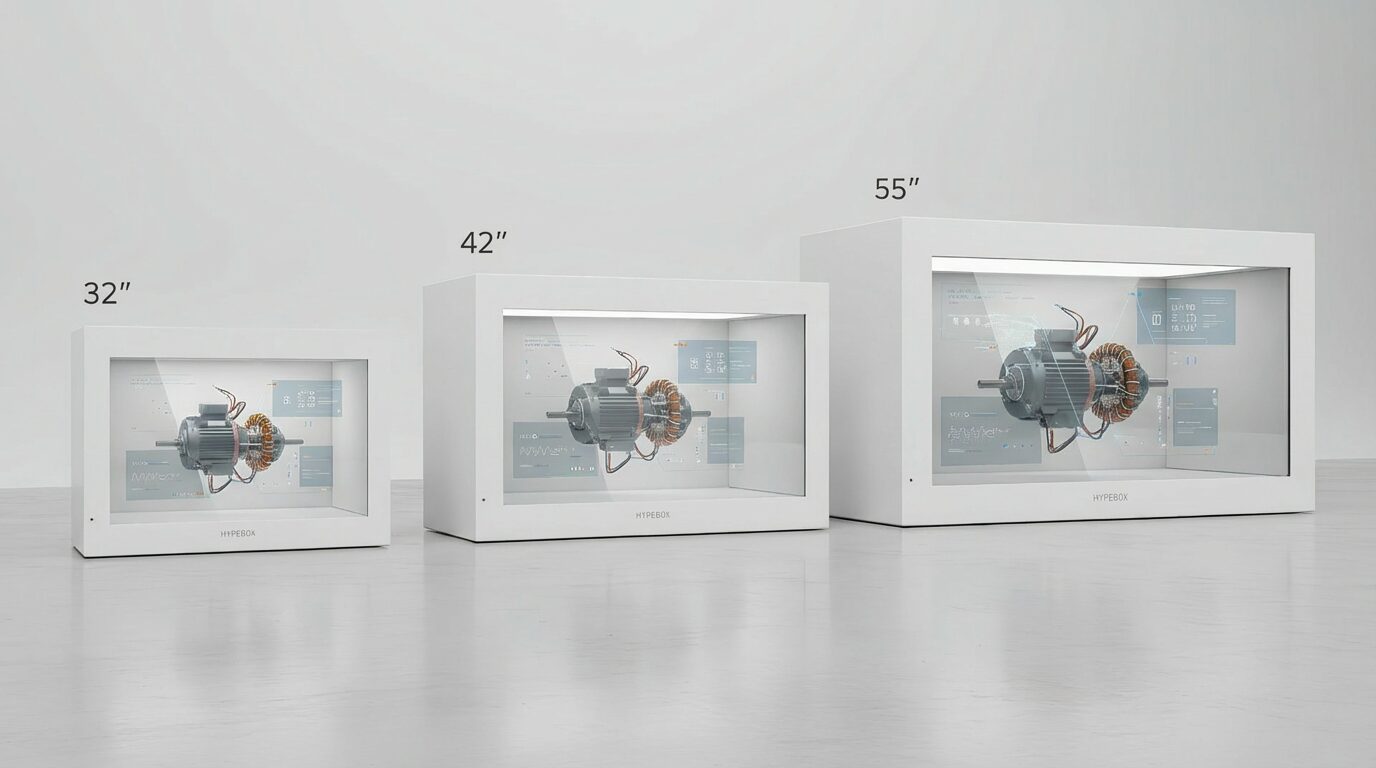 Holobox drei unterschiedliche Größen