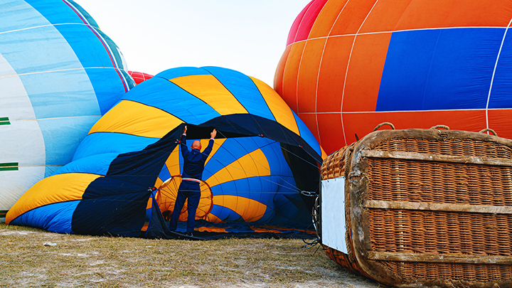 Incentive Aktion Heißluftballon