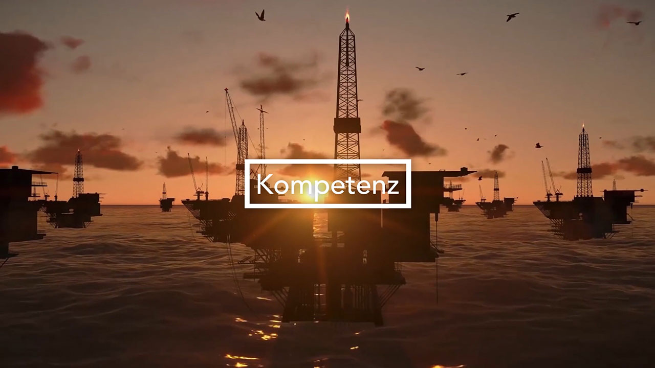 Screenshot aus dem Auschnitt Kompetenz des Imagefilms von Liebherr