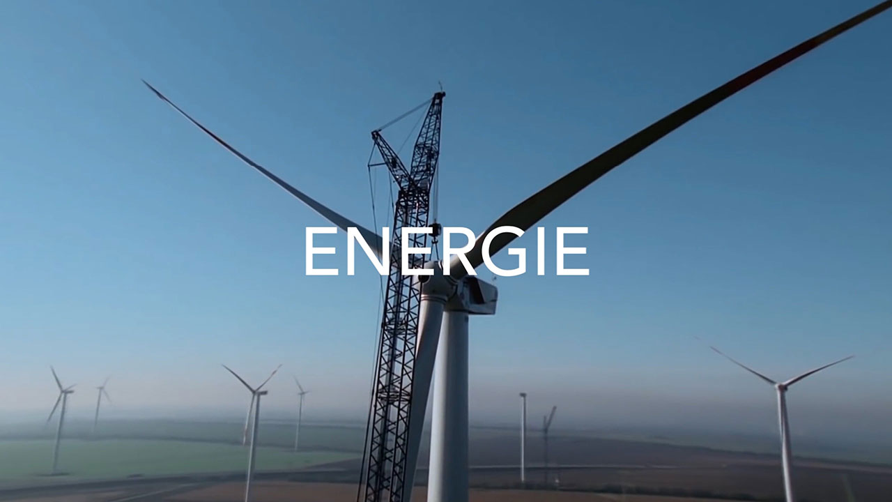 Screenshot aus dem Auschnitt Energie des Imagefilms von Liebherr