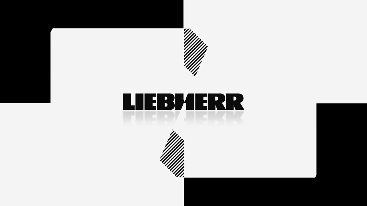 Screenshot aus dem Intro des Imagefilms von Liebherr