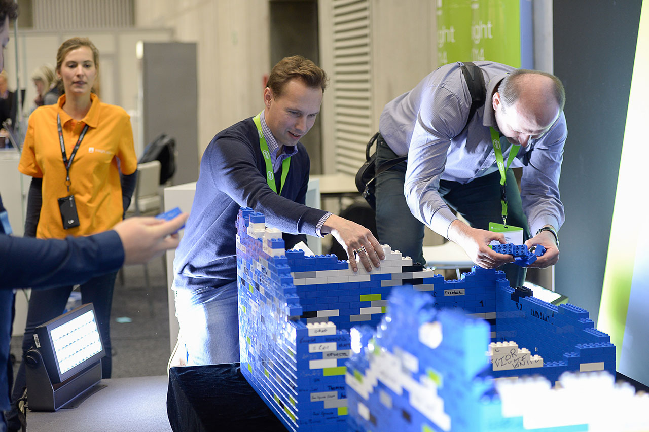 Lego-Aktion auf der Netapp Insight 2014 in Berlin