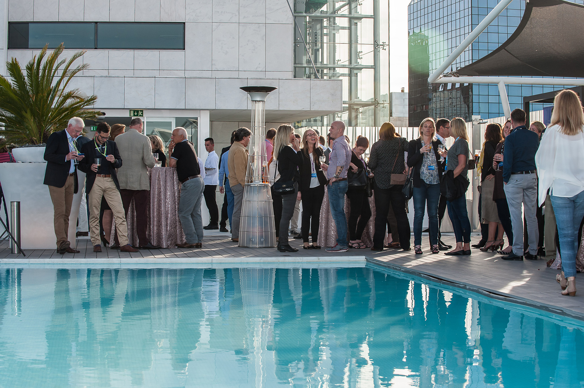 Rooftop-Event für Partner von Netapp in Lissabon 2016