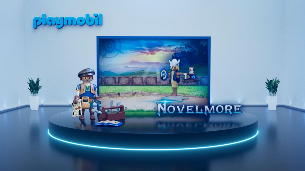 playmobil 3d animation adventure 1 1 Bitzer Messestand mit attraktiven Medien